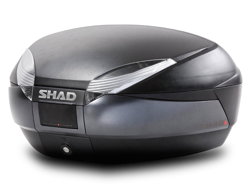 SHAD SH48 Top Box Dark Grey - 48 Litre Motorcycle Top Case