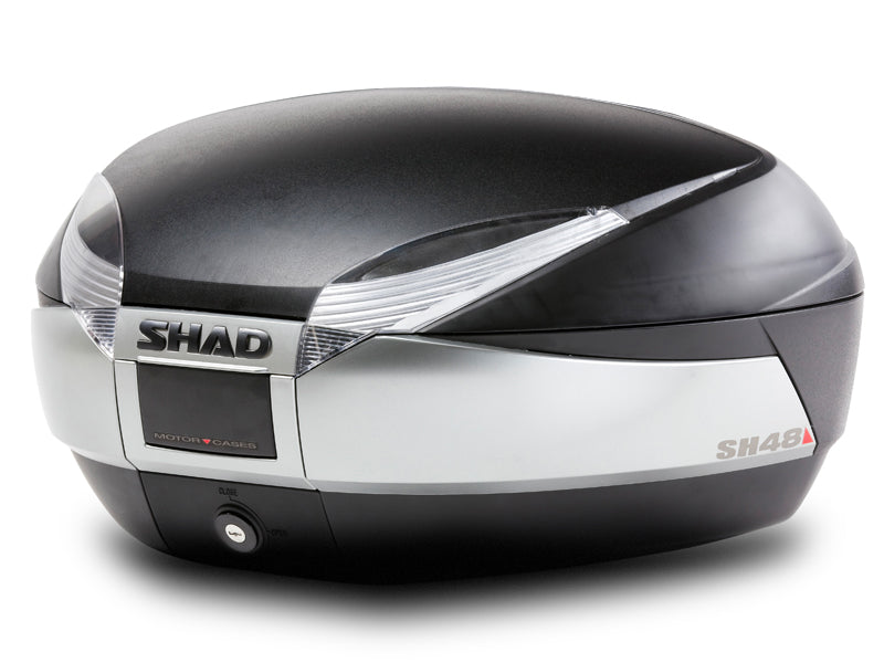 SHAD SH48 Top Box Titanium - 48 Litre Motorcycle Top Case