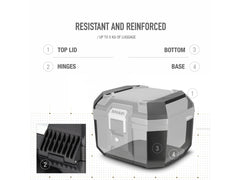 SHAD TR41 Top Box - 41 Litre Terra Top Case