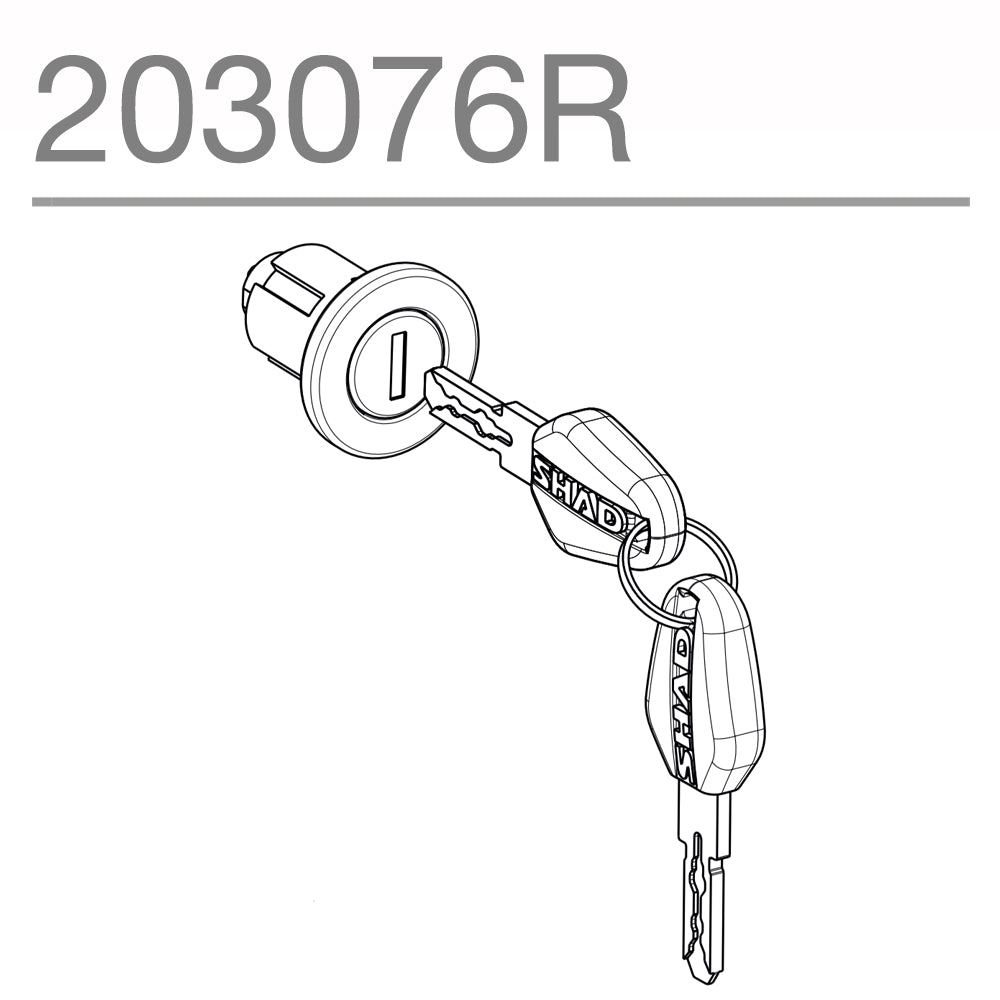 SHAD SH48 Titanium Top Box Spare Parts