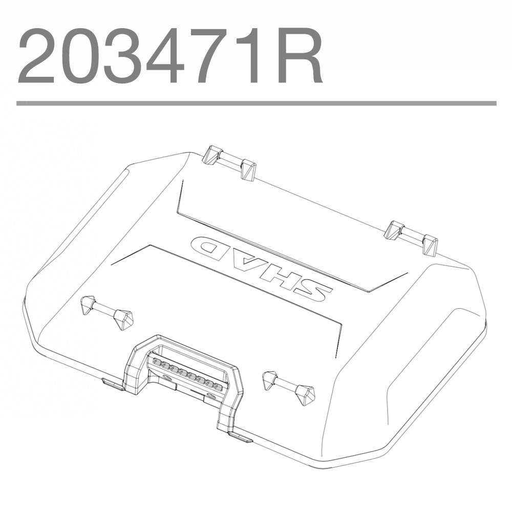 SHAD TR48 Black Top Box Spare Parts