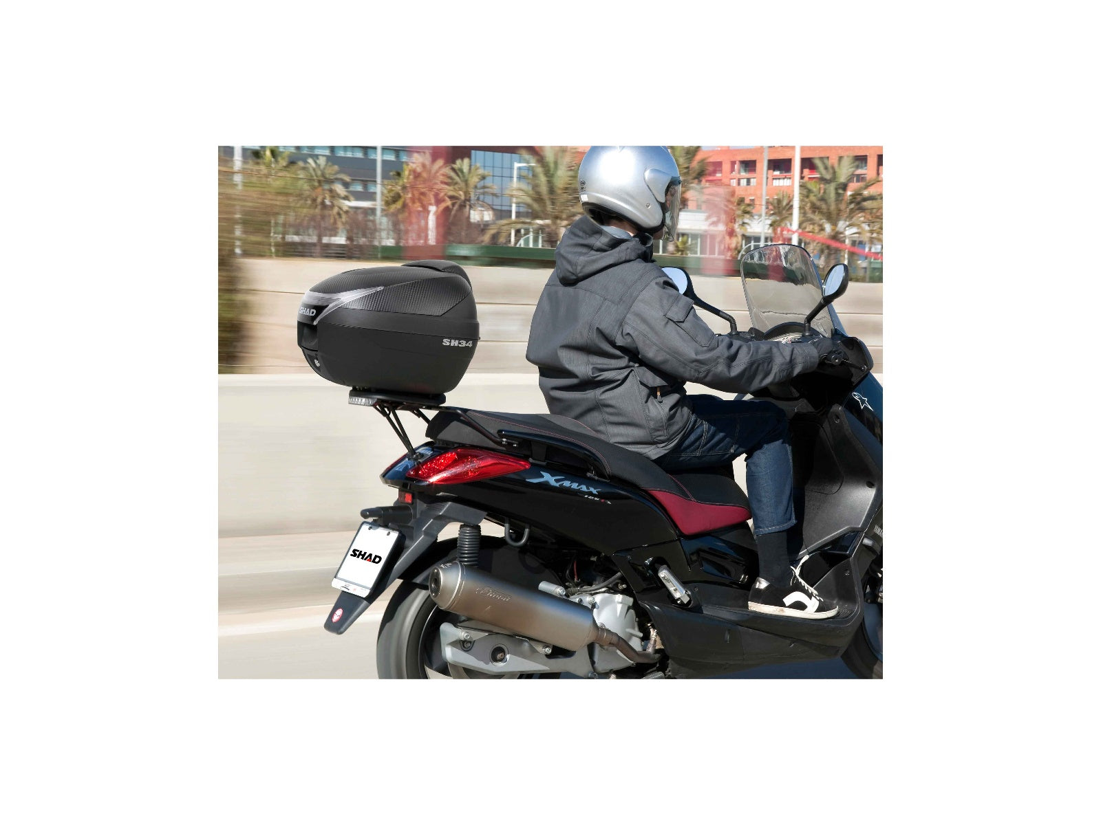 SHAD SH34 Top Box - 34 Litre Motorcycle Top Case