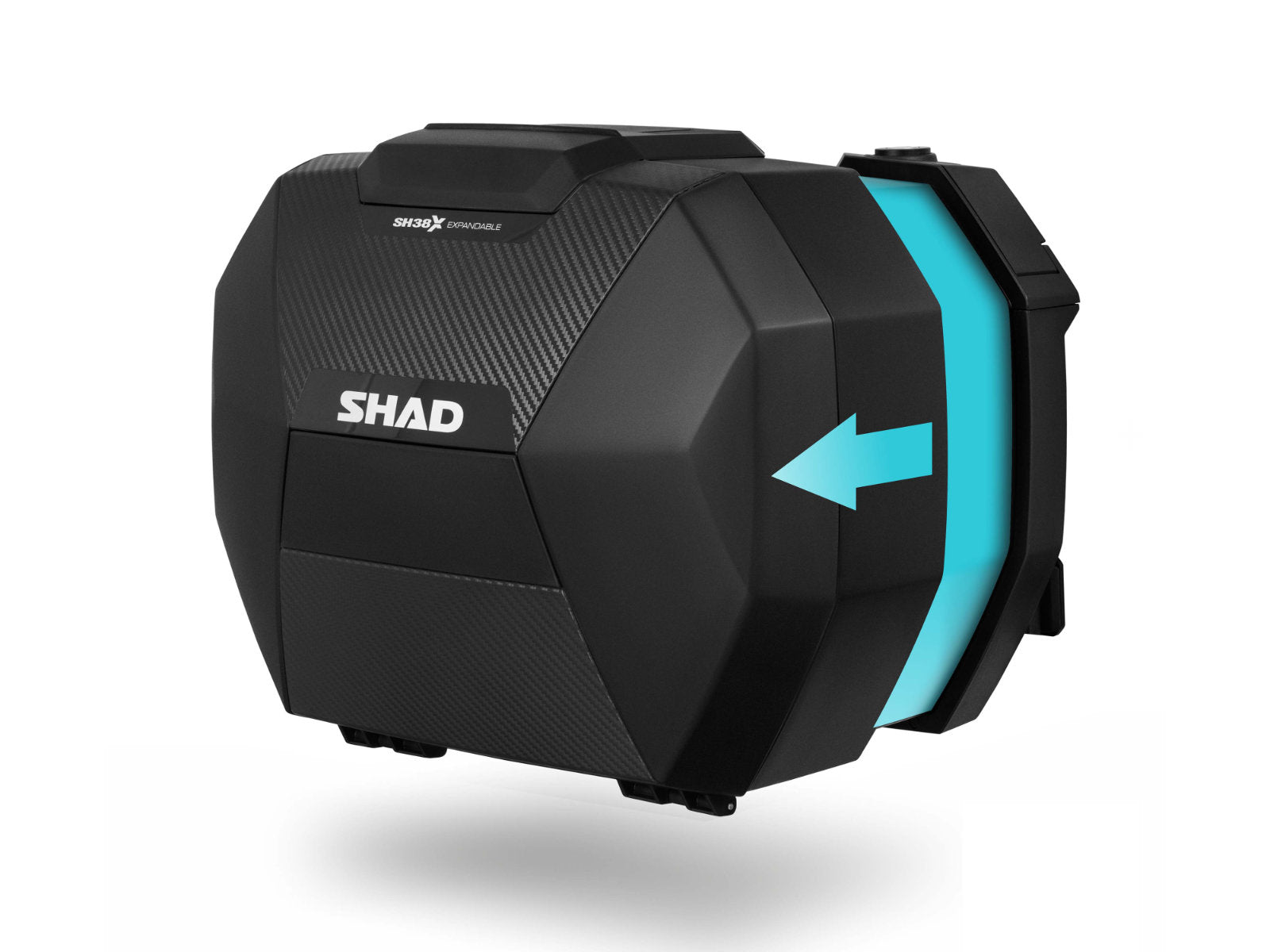 SHAD SH38x Expandable Panniers inc Carbon Covers Secondary image