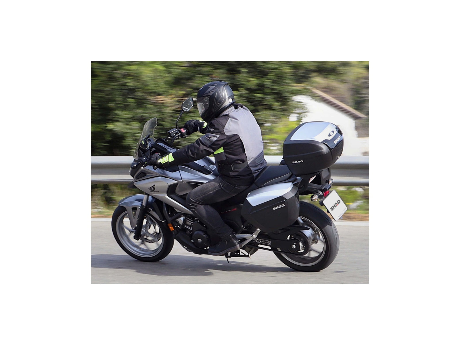SHAD SH40 Top Box Aluminium - 40 Litre Motorcycle Top Case