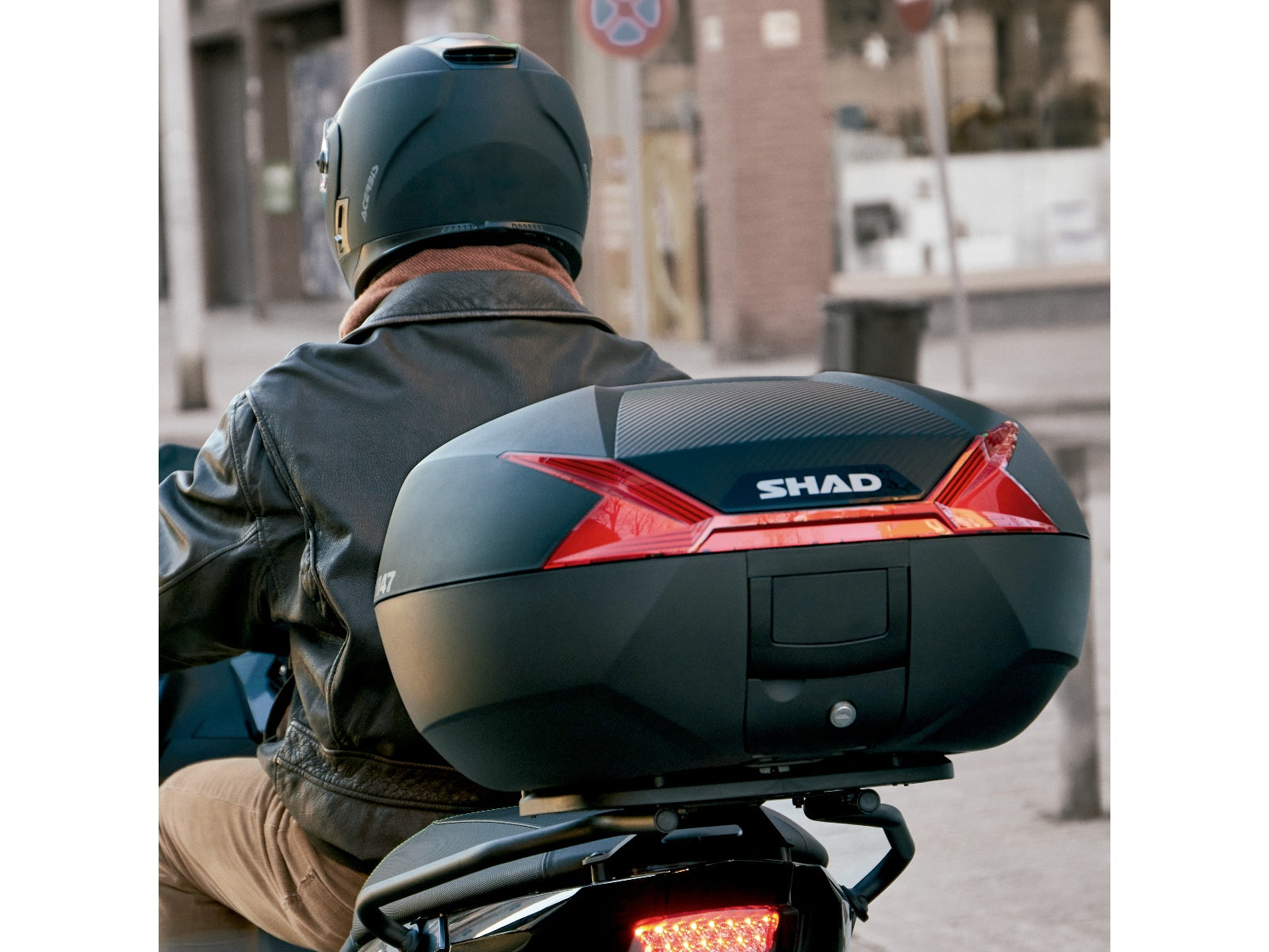 SHAD SH47 Top Box - 47 Litre Motorcycle Top Case