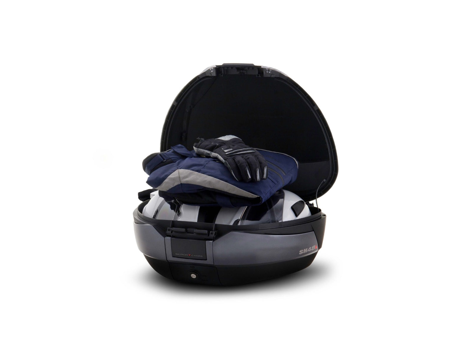 SHAD SH48 Top Box Dark Grey - 48 Litre Motorcycle Top Case