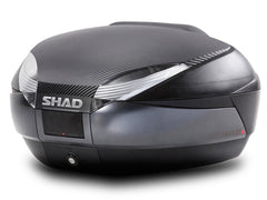 SHAD SH48 Top Box Dark Grey Bundle - 48 Litre Motorcycle Top Case