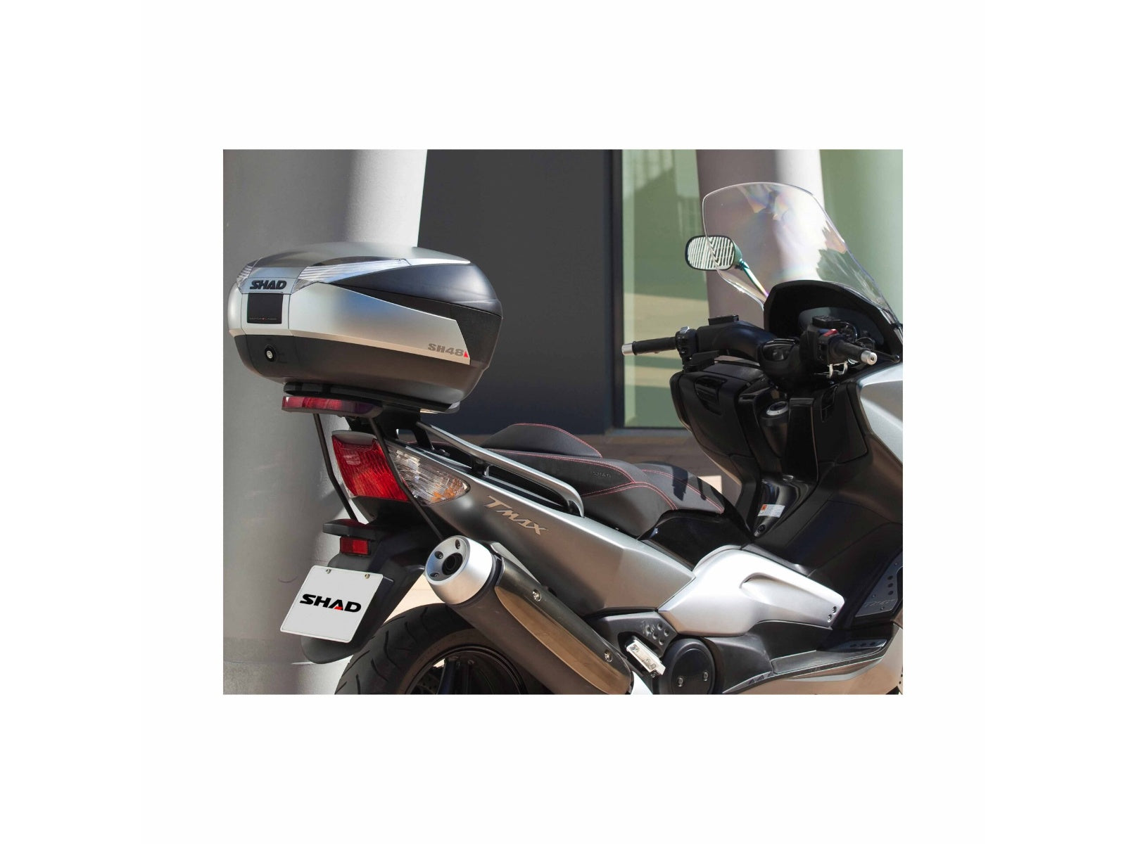 SHAD SH48 Top Box Titanium - 48 Litre Motorcycle Top Case