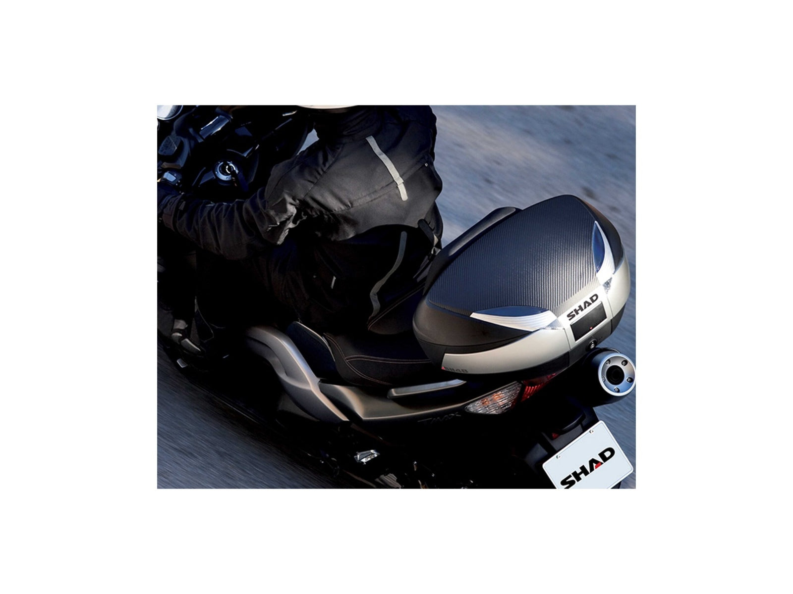 SHAD SH48 Top Box Titanium - 48 Litre Motorcycle Top Case