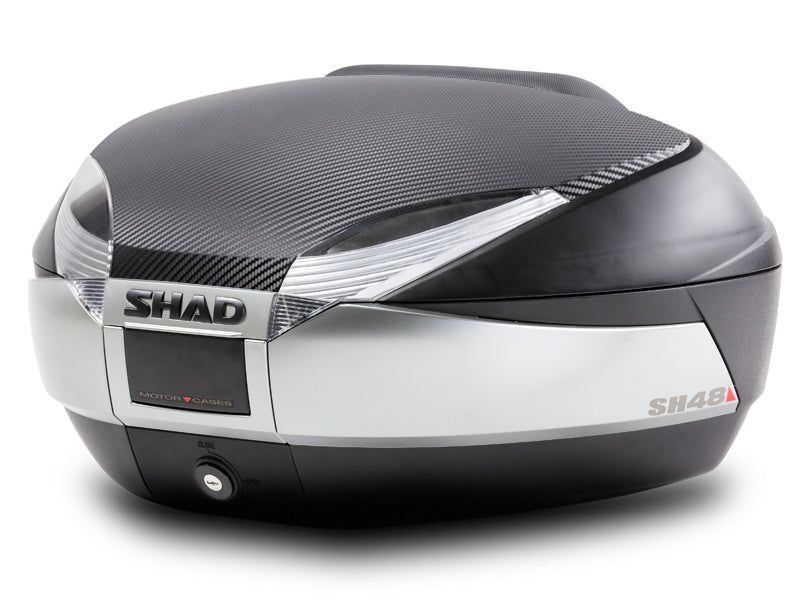 SHAD SH48 Top Box Titanium Bundle - 48 Litre Motorcycle Top Case