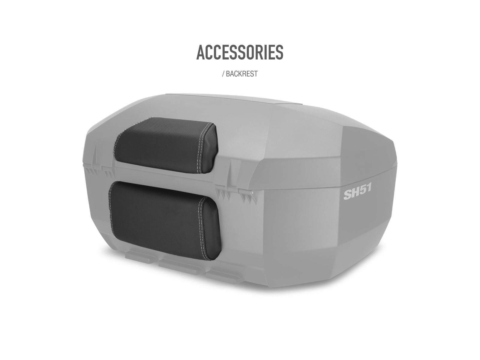 SHAD SH51 Top Box Carbon - 51 Litre Motorcycle Top Case