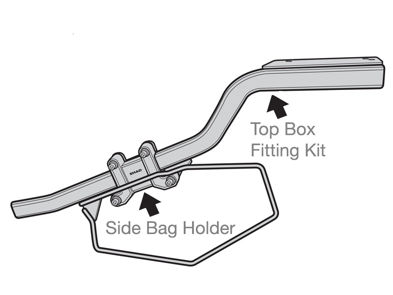 Triumph Tiger 1050 (09-13) SHAD Soft Pannier Adapter Kit