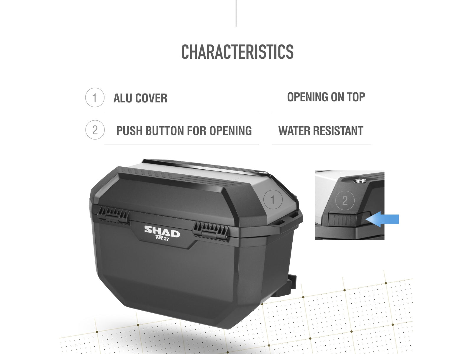 SHAD TR27 Panniers inc Aluminium Covers