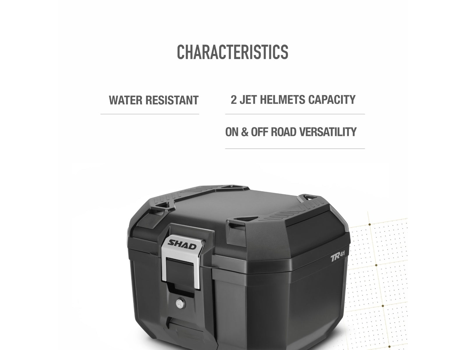 SHAD TR41 Top Box - 41 Litre Terra Top Case