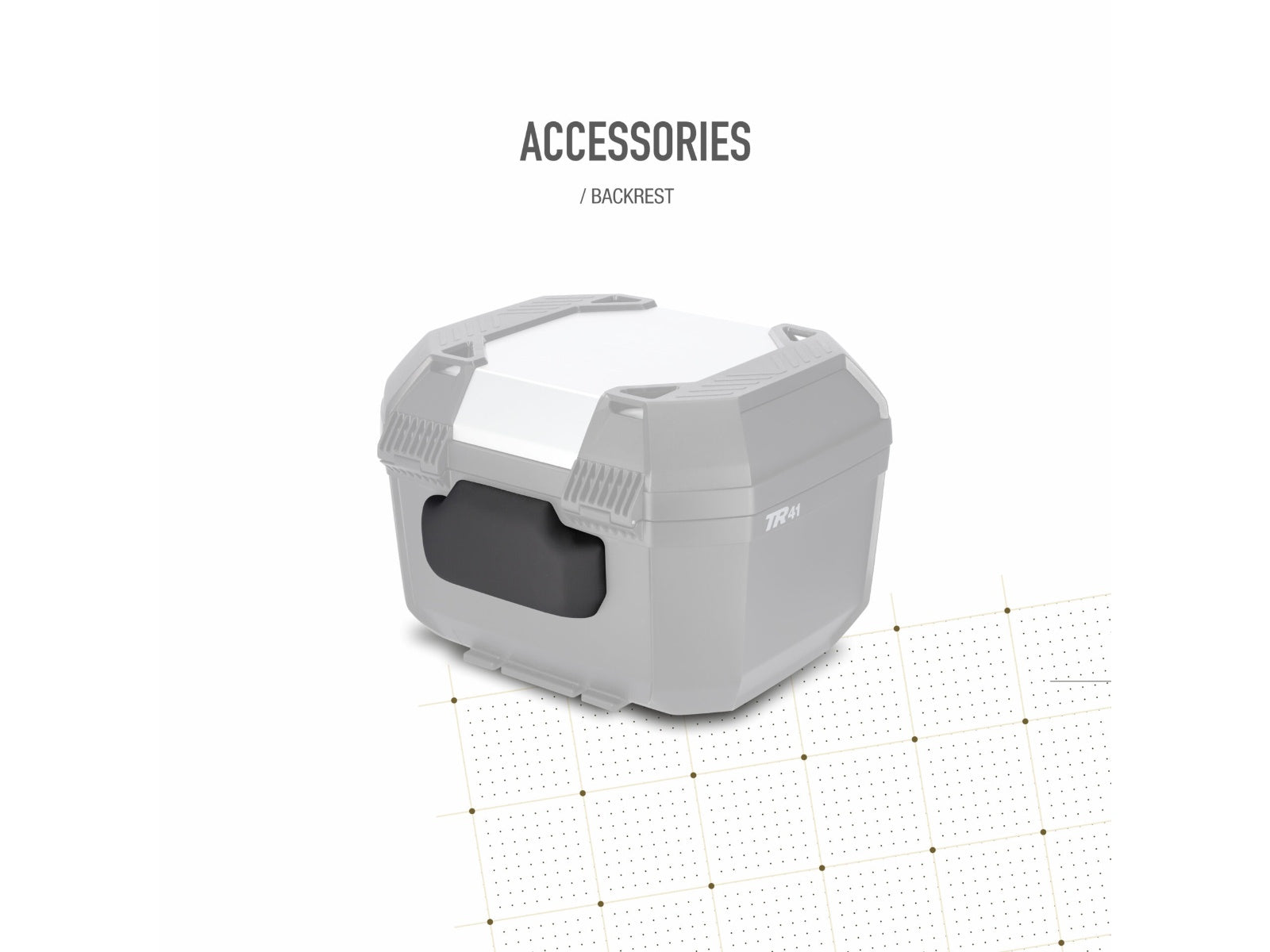 SHAD TR41 Top Box Aluminium - 41 Litre Terra Top Case