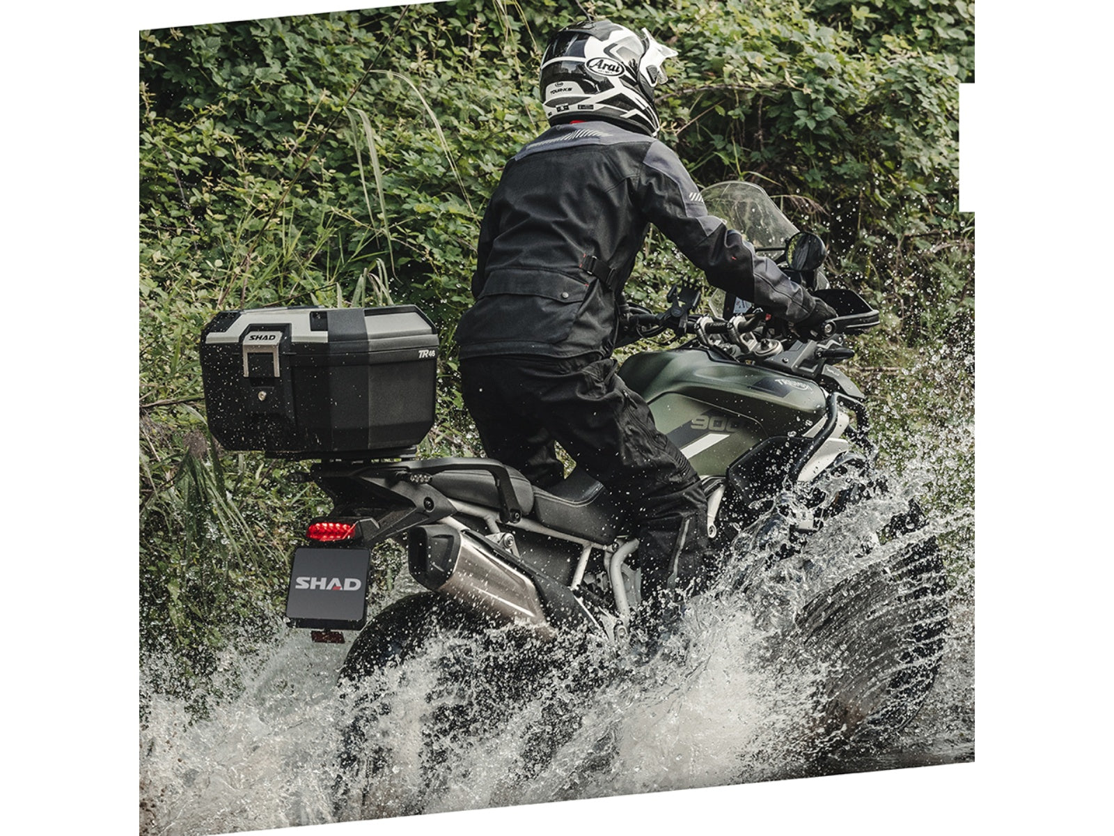 SHAD TR46 Top Box Aluminium - 46 Litre Motorcycle Top Case