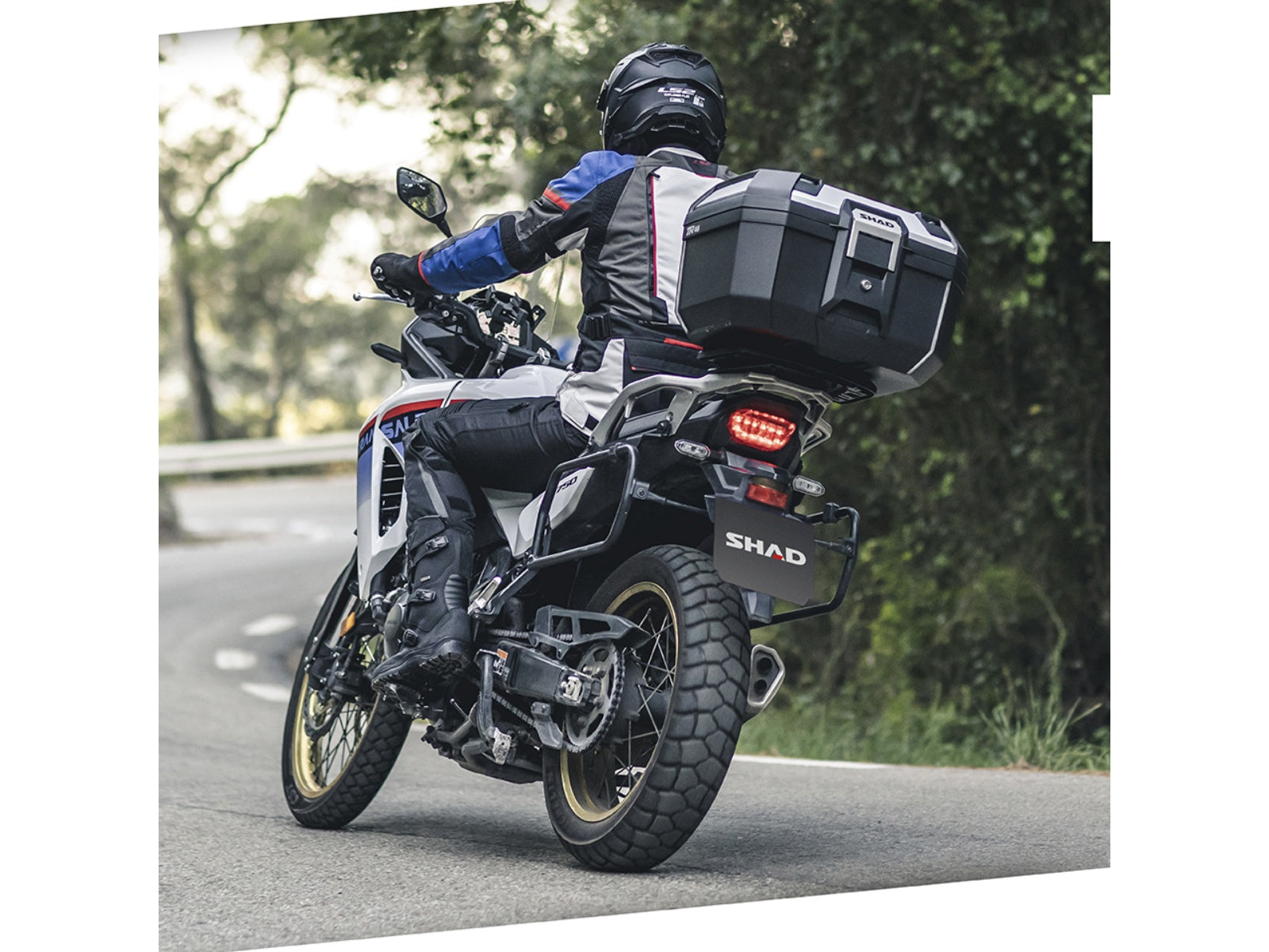 SHAD TR46 Top Box Aluminium - 46 Litre Motorcycle Top Case