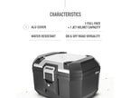 SHAD TR46 Top Box Aluminium - 46 Litre Motorcycle Top Case
