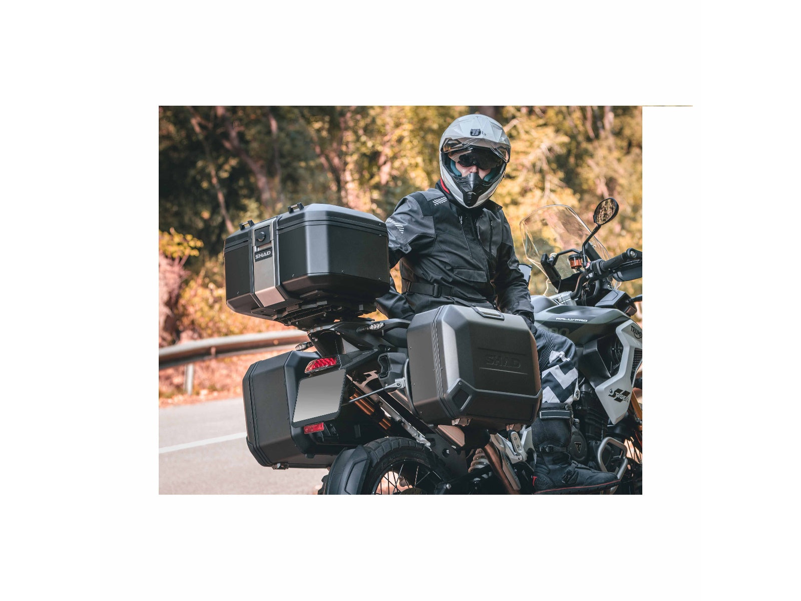 SHAD TR55 Aluminium Top Box Black - 55 Litre Terra Top Case