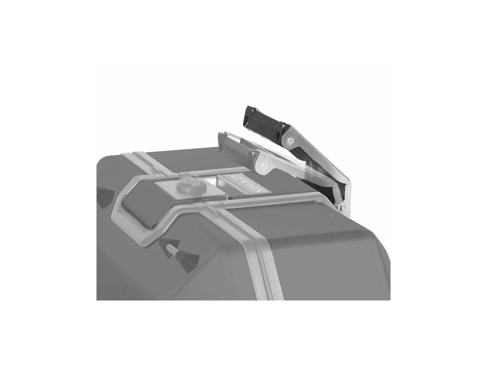 SHAD TR55 Aluminium Top Box Pure Black - 55 Litre Terra Top Case