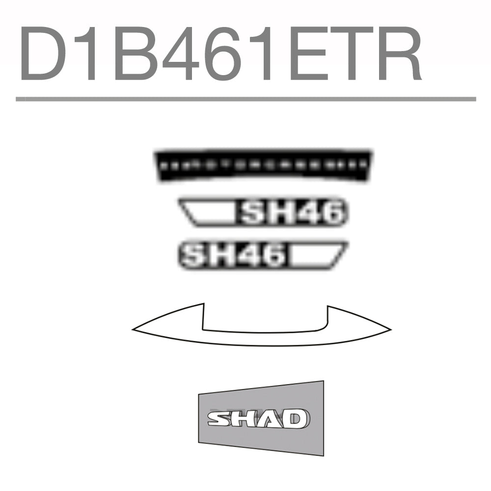 SHAD SH46 Top Box Spare Parts
