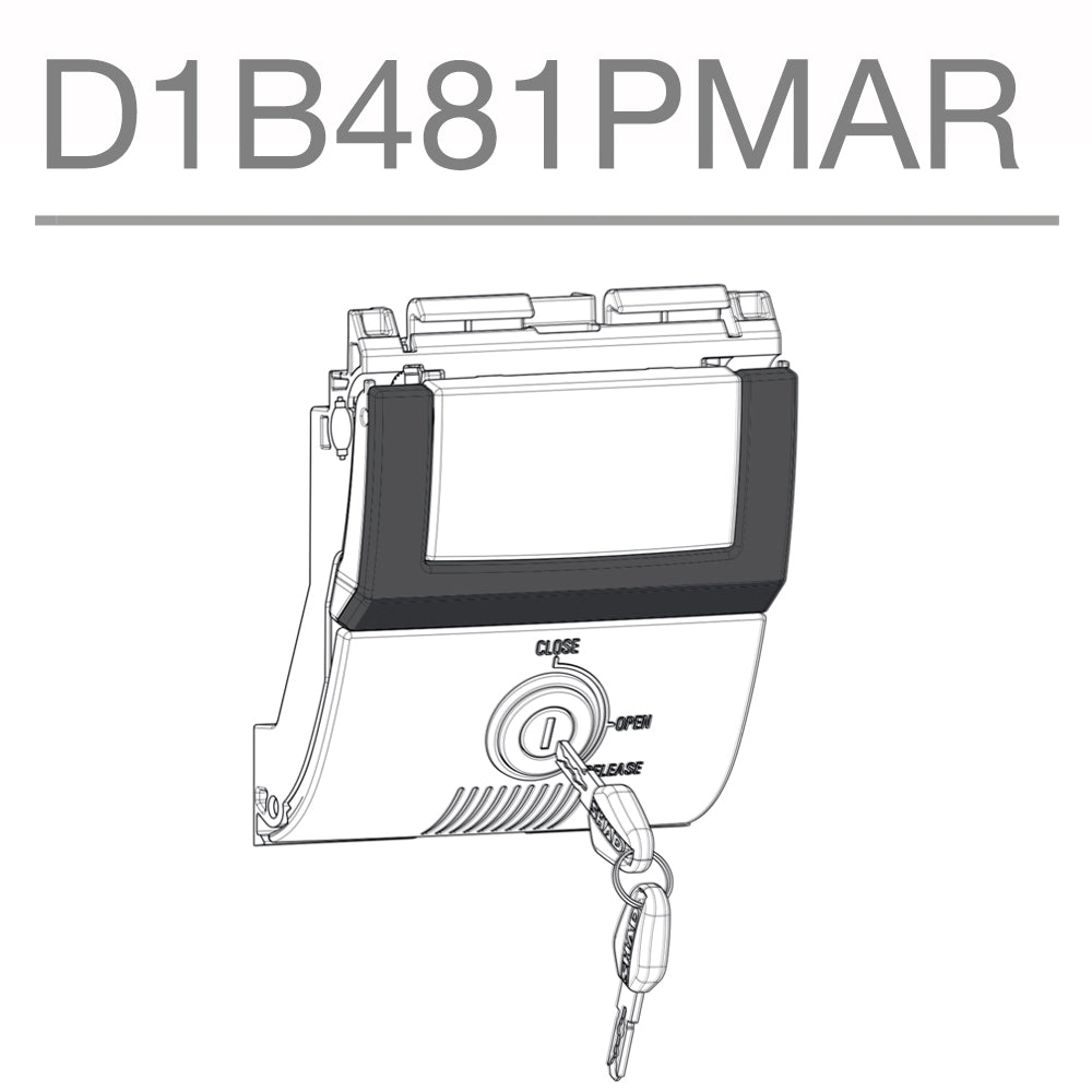 SHAD SH48 Dark Grey Top Box Spare Parts