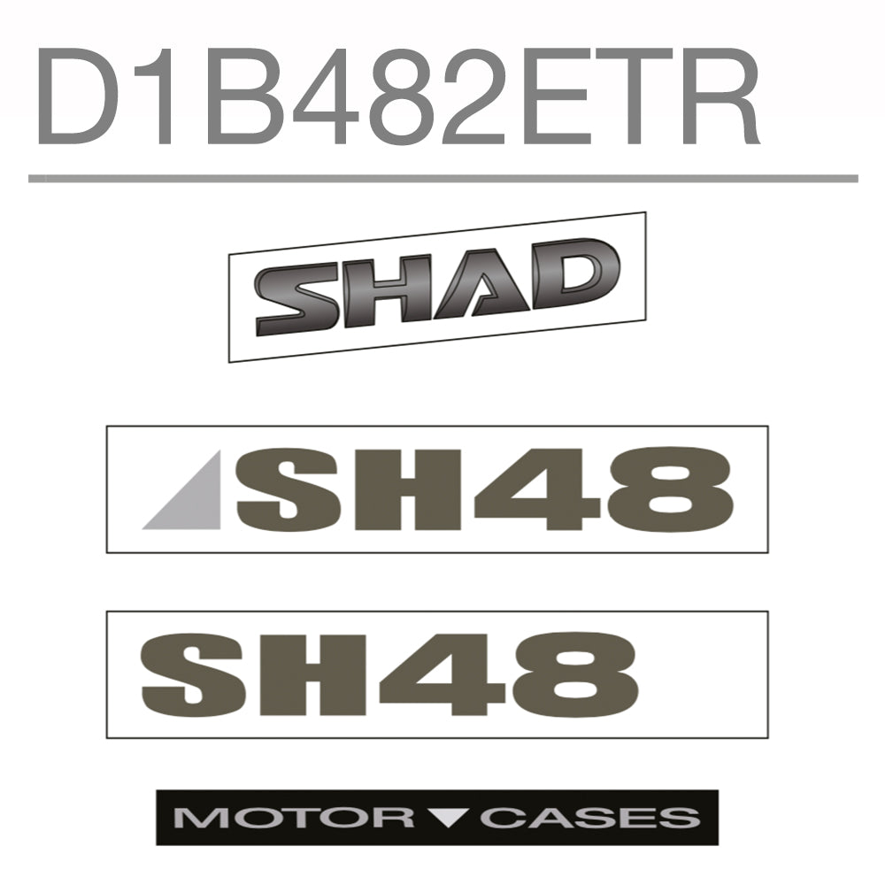 SHAD SH48 Titanium Top Box Spare Parts