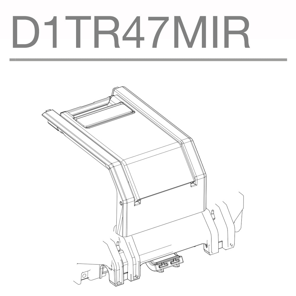 SHAD TR47 Black Pannier Spare Parts