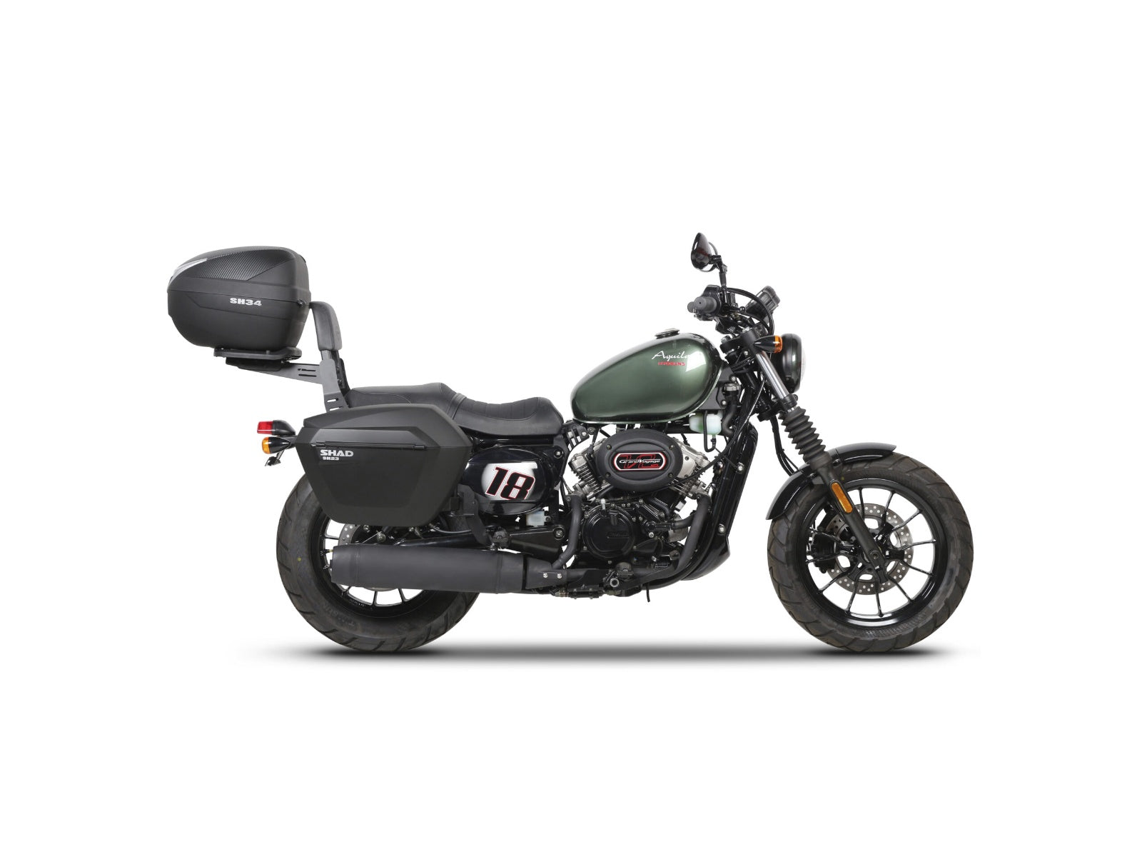 Hyosung Bobber GV125S/300S (22-23) SHAD 3P Pannier Fitting Kit