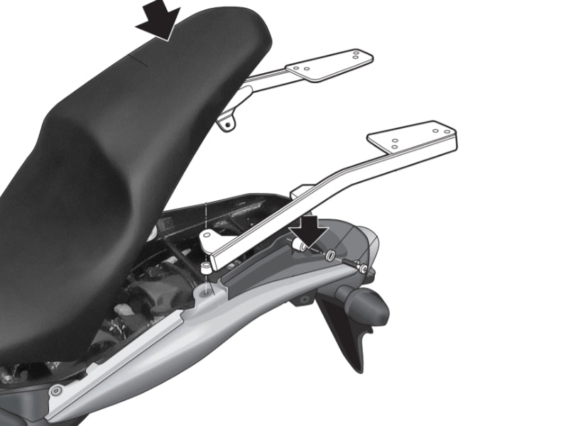 Honda CB600F Hornet (07-10) SHAD Top Box Fitting Kit
