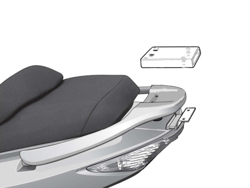 Kymco Xciting 500 R (05-15) SHAD Top Box Fitting Kit