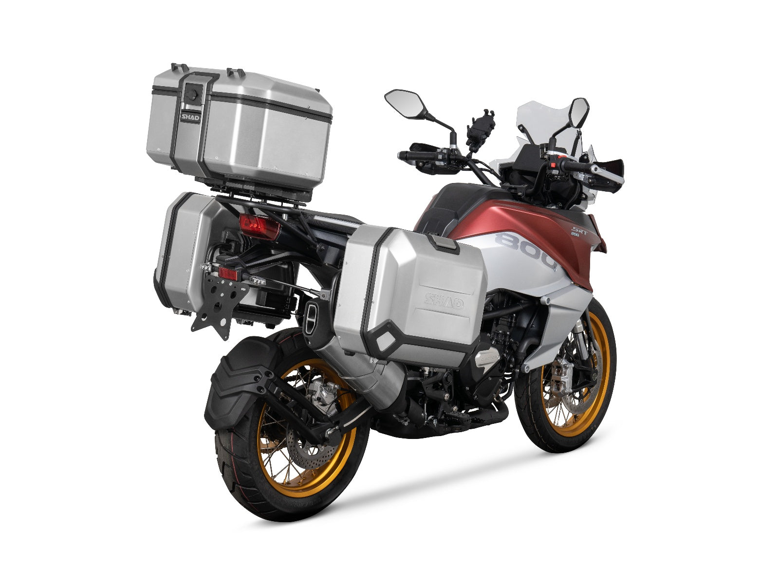 QJMotor SRT 800 X (22-26) SHAD 4P Terra Pannier Fitting Kit