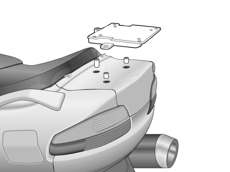 Suzuki Burgman 650 (02-14) SHAD Top Box Fitting Kit