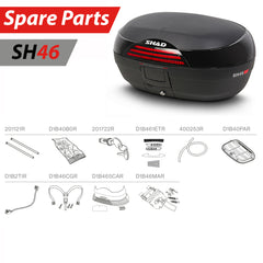 SHAD SH46 Top Box Spare Parts