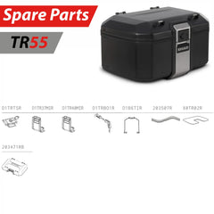 SHAD TR55 Black Top Box Spare Parts