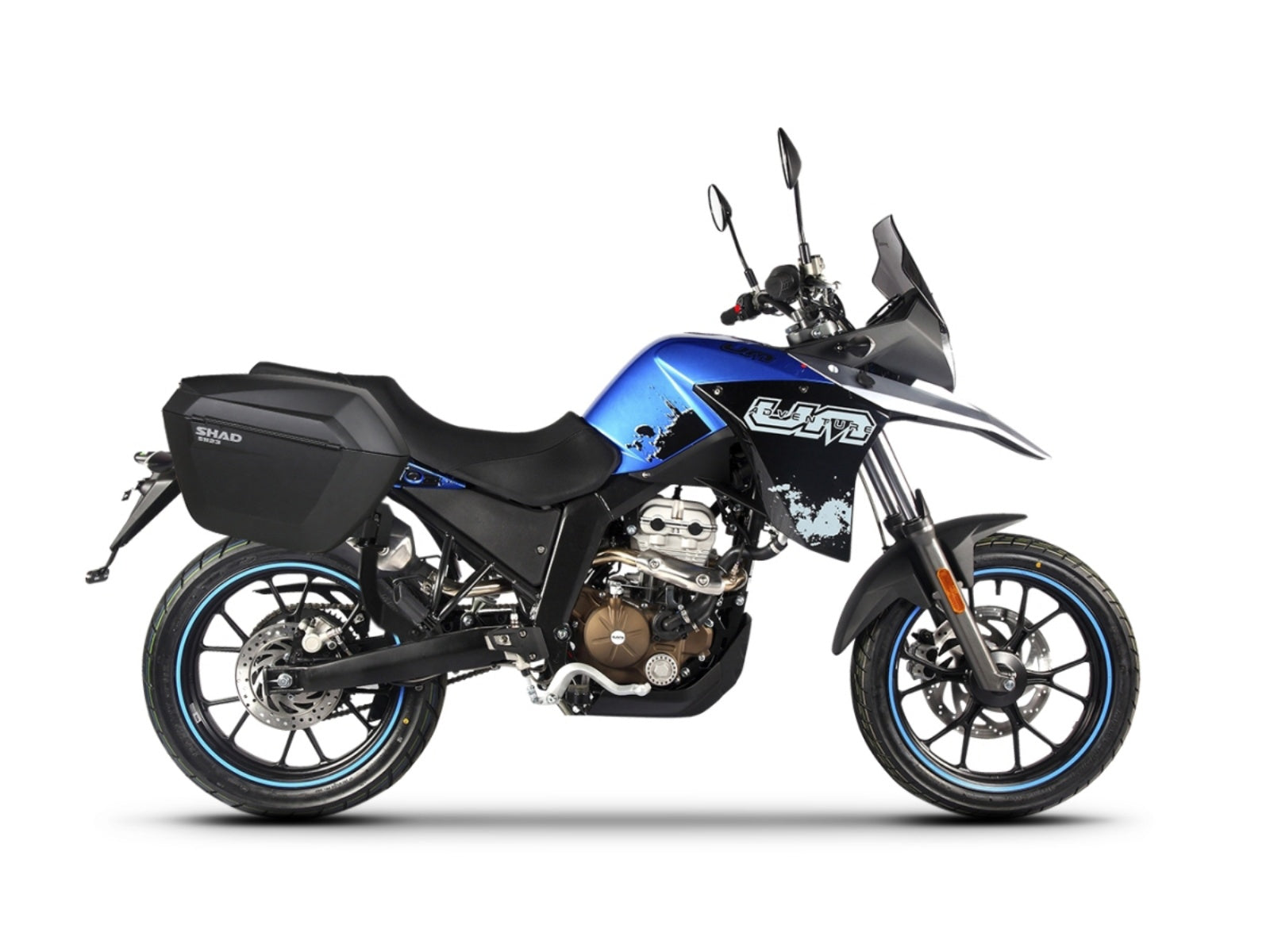 Malaguti Dune 125 Adventure/X Black Edition (18-26) SHAD 3P Pannier Fitting Kit