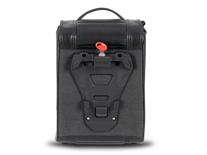 SHAD SR38 Black Cafe Racer Pannier Secondary image