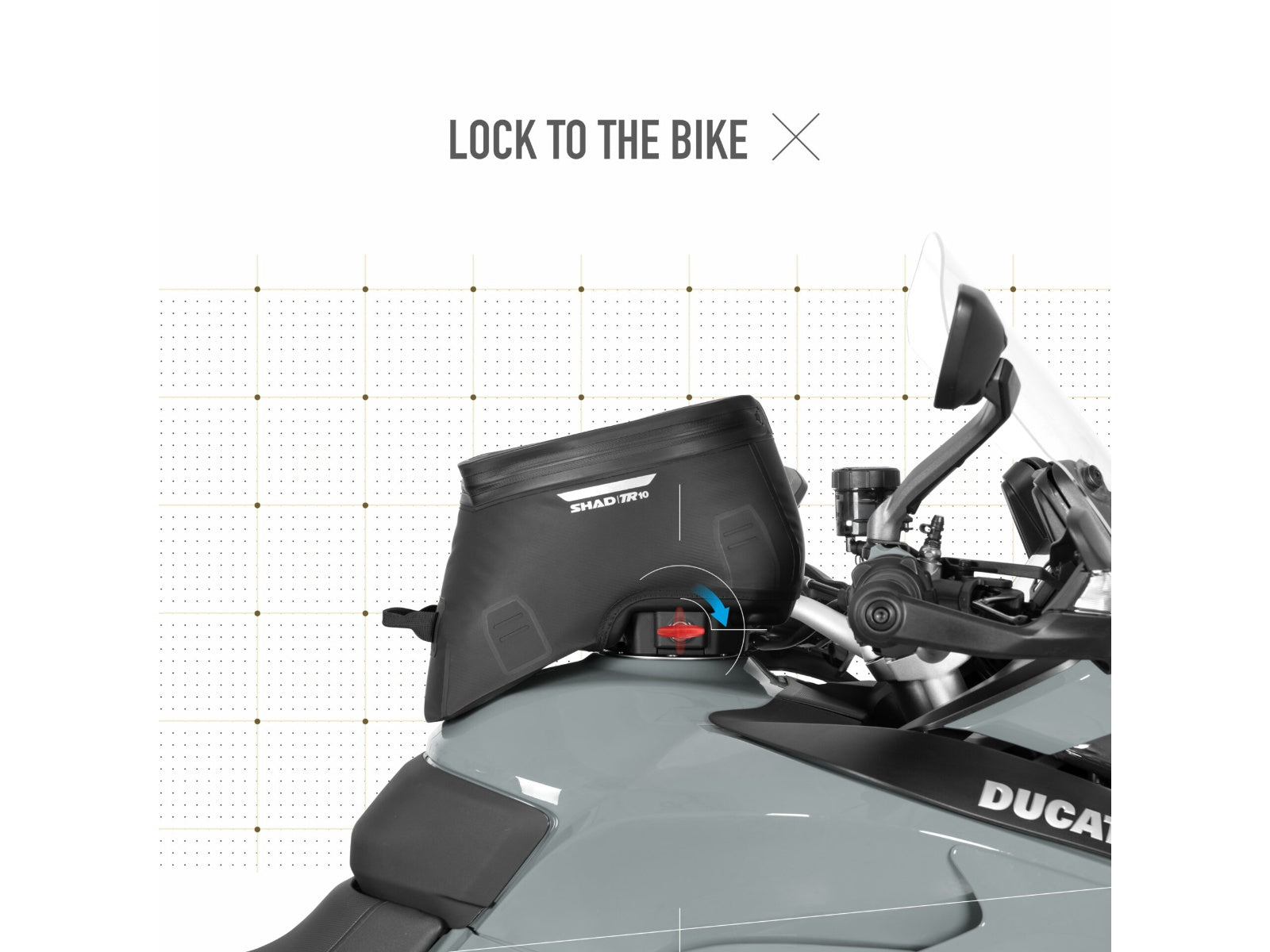 SHAD TR10 Click System Tank Bag - 7 Litre