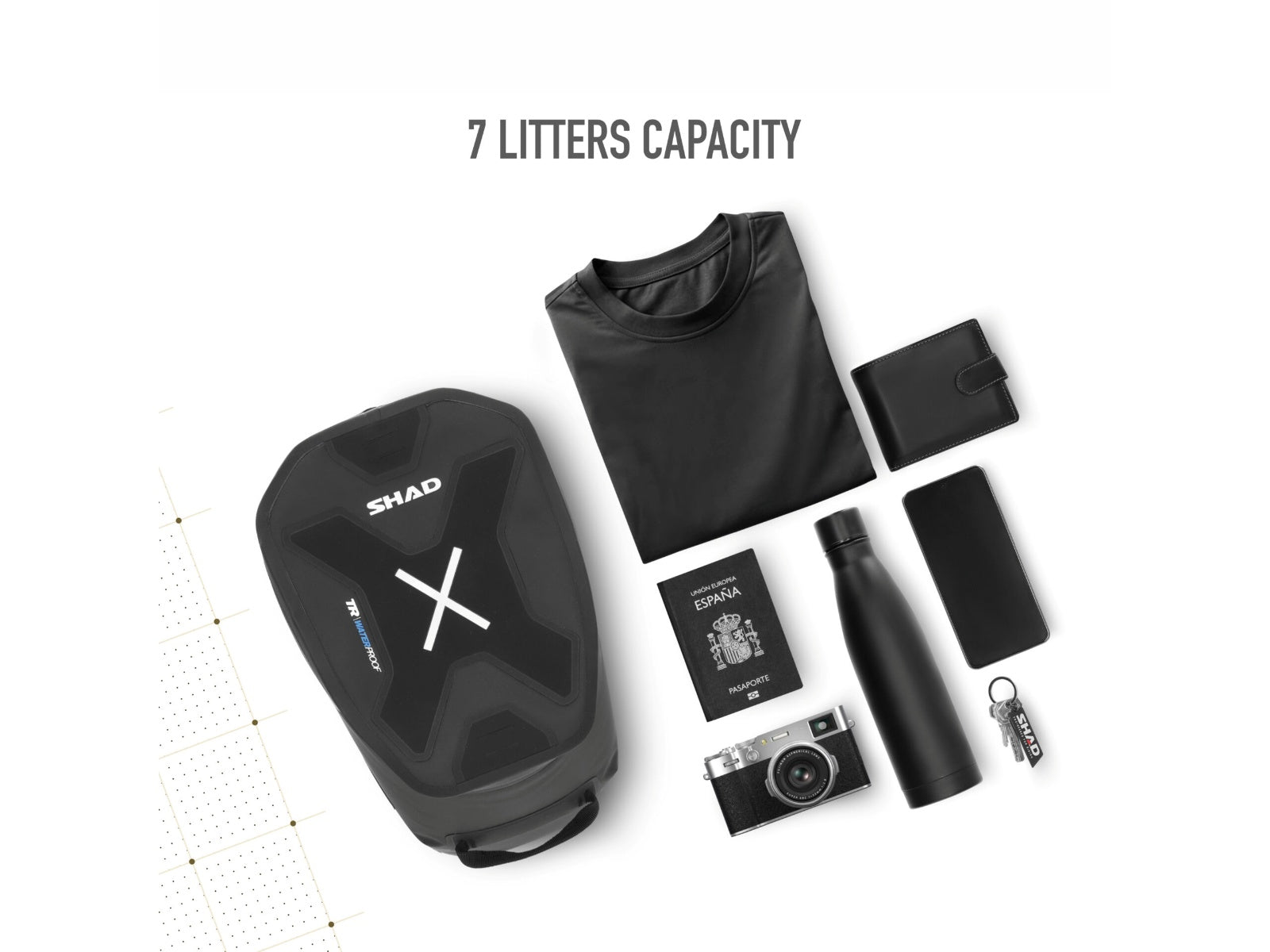SHAD TR10 Click System Tank Bag - 7 Litre