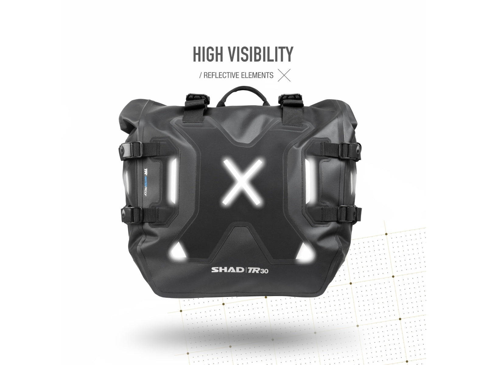 SHAD TR30 Panniers - 30 Litre Adventure Saddlebags