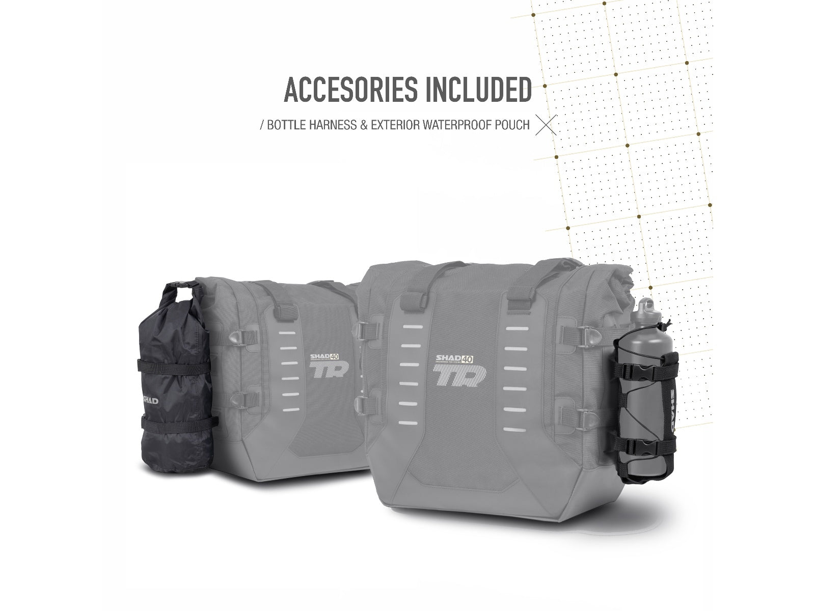 SHAD TR40 Panniers - 32 Litre Adventure Saddlebags