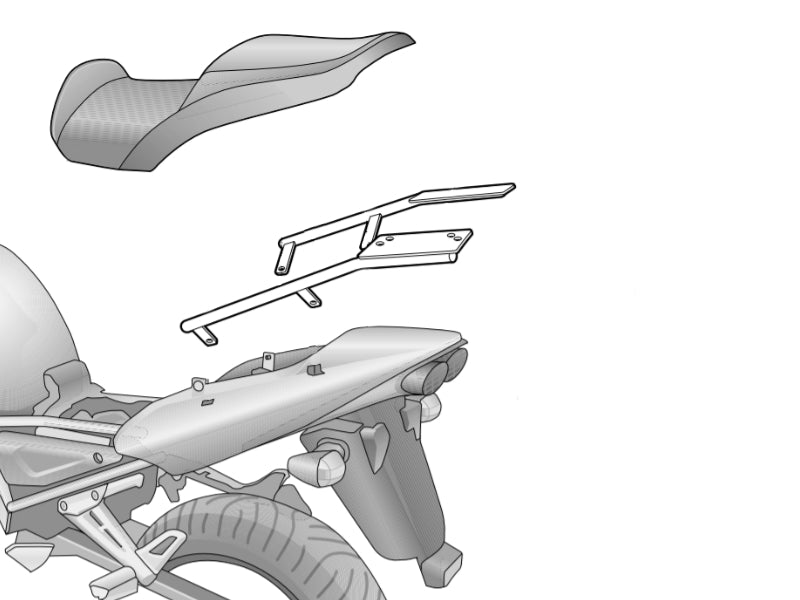 Yamaha Fazer (01-05) SHAD Top Box Fitting Kit