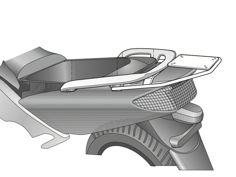 Yamaha TMAX 500 (01-07) SHAD Top Box Fitting Kit