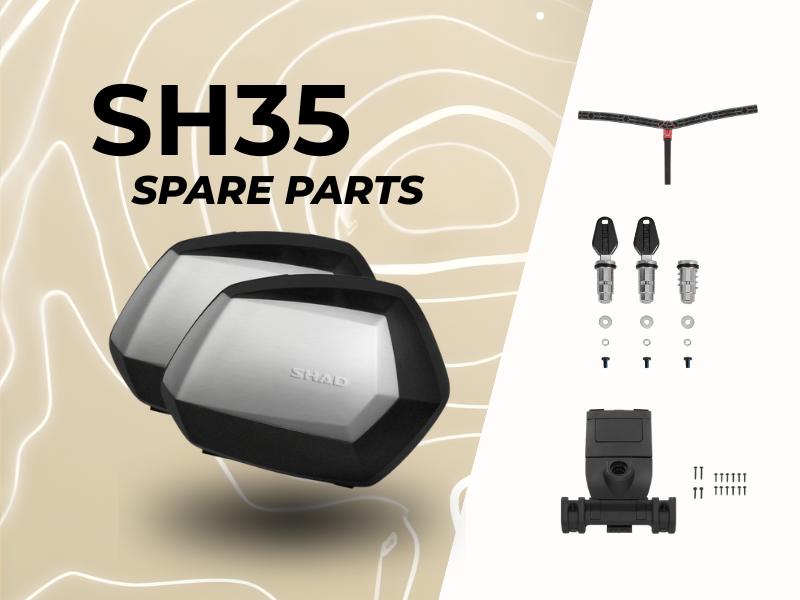 SHAD SH35 pannier side case spare parts kit product image