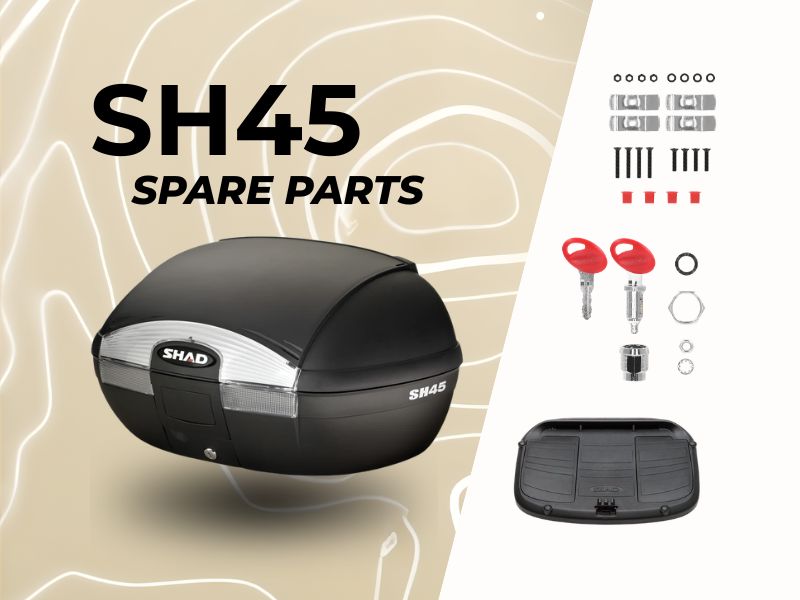 SHAD SH45 Top Box Spare Parts