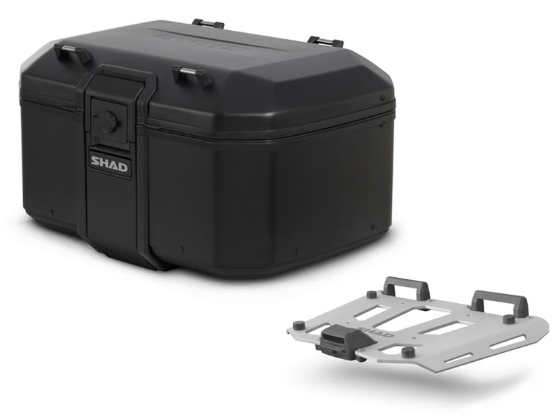 SHAD TR55 Terra Pure Black Aluminium Top Box