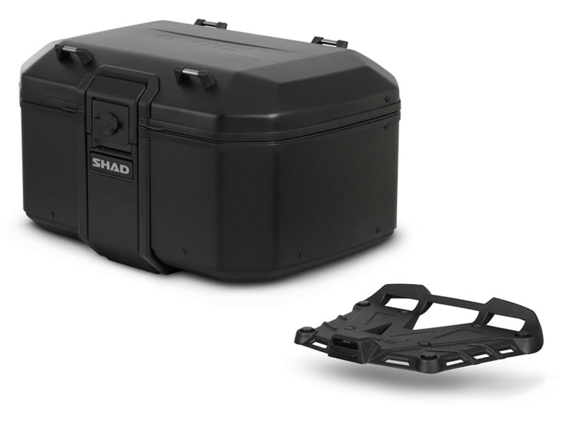 SHAD TR55 Terra Pure Black Aluminium Top Box